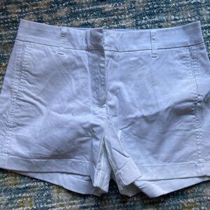 J. Crew white NWOT women's cotton Chino Shorts sz 6